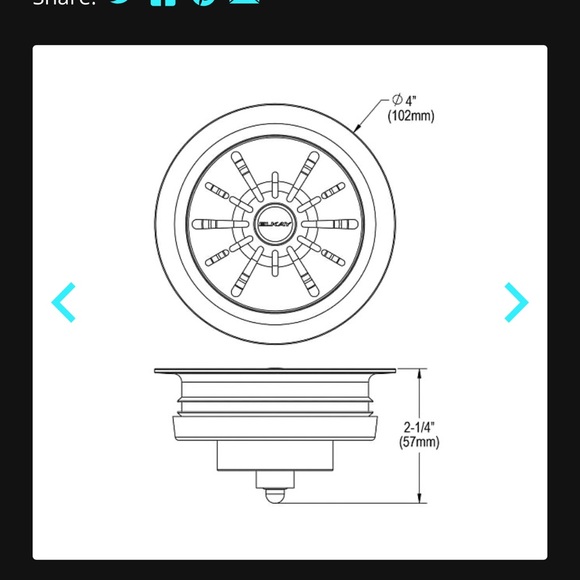 Elkay kitchen sink drain- custom color - Picture 8 of 15